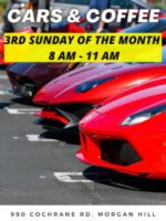 Morgan Hill Cars & Coffee flyer